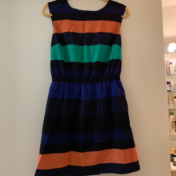 LOFT multicolor sleeveless dress - Picture 6 of 9